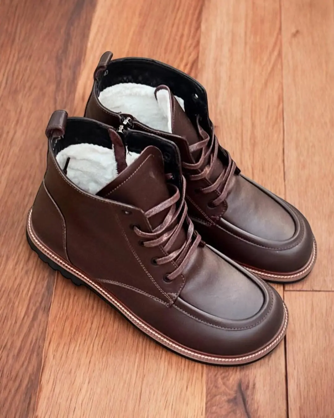 Women S Brown Suede Winter Boots Handmade Anatomical