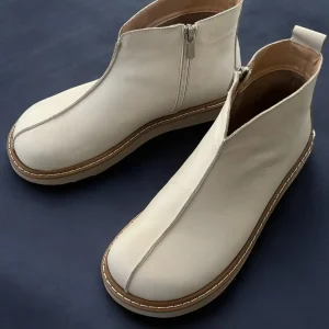 Fur Lined Winter Leather Boots For Women Orthopedic